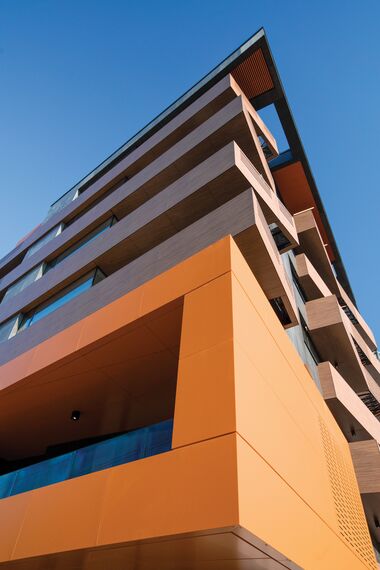 ConceptWall 50 Façades, CS 77 Panel Door Doors and ConceptSystem 77 Windows - Ruhouse located in Sofia, Bulgaria
