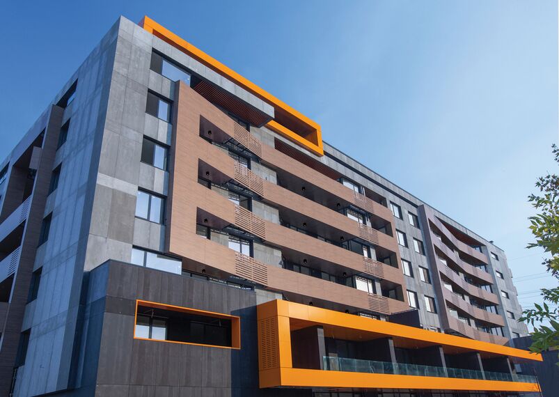 ConceptWall 50 Façades, CS 77 Panel Door Doors and ConceptSystem 77 Windows - Ruhouse located in Sofia, Bulgaria