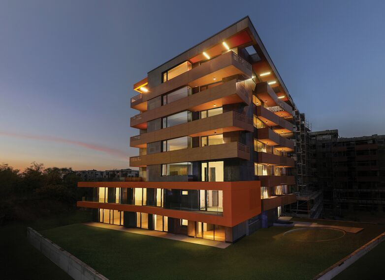 ConceptWall 50 Façades, CS 77 Panel Door Doors and ConceptSystem 77 Windows - Ruhouse located in Sofia, Bulgaria