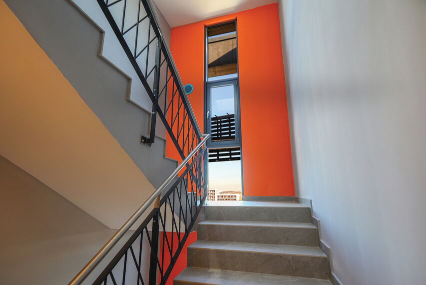 ConceptWall 50 Façades, CS 77 Panel Door Doors and ConceptSystem 77 Windows - Ruhouse located in Sofia, Bulgaria