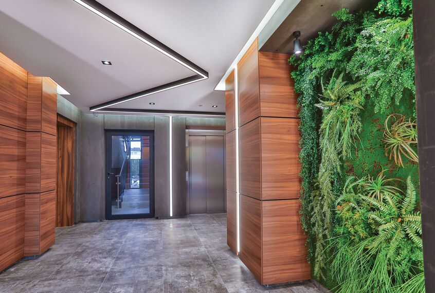 ConceptWall 50 Façades, CS 77 Panel Door Doors and ConceptSystem 77 Windows - Ruhouse located in Sofia, Bulgaria