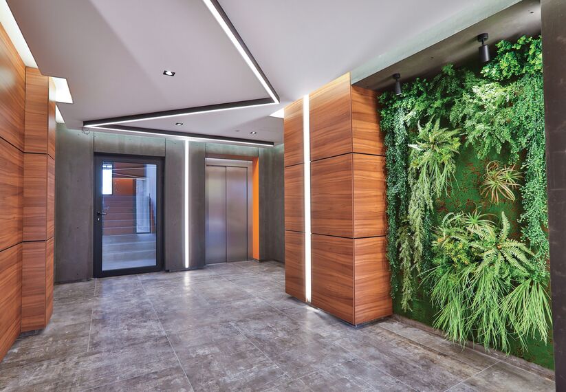 ConceptWall 50 Façades, CS 77 Panel Door Doors and ConceptSystem 77 Windows - Ruhouse located in Sofia, Bulgaria