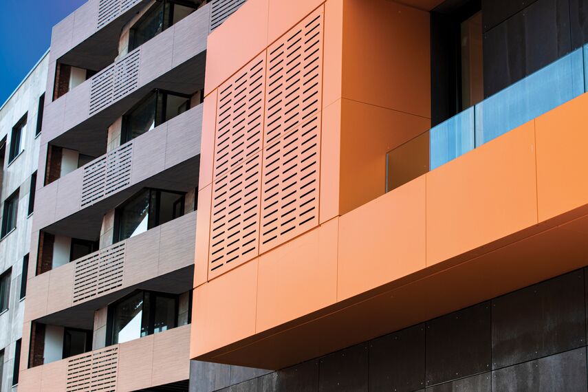 ConceptWall 50 Façades, CS 77 Panel Door Doors and ConceptSystem 77 Windows - Ruhouse located in Sofia, Bulgaria