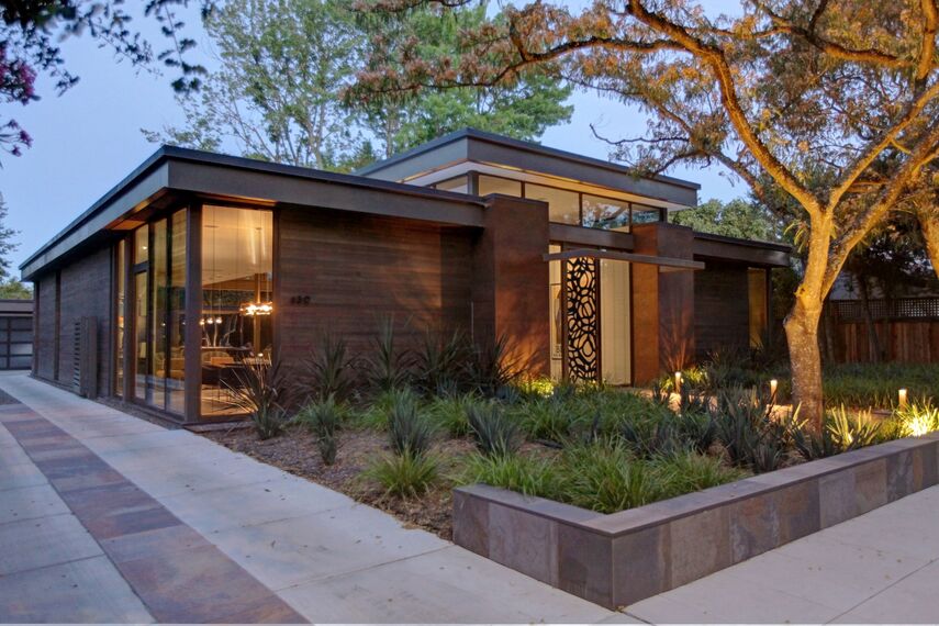 ConceptSystem 68 Pencereler, ConceptFolding 77 Sürme Sistemler ve ConceptSystem 68 Kapılar - Modern Prairie House konumlanmış Sonoma Wine Country, Amerika Birleşik Devletleri