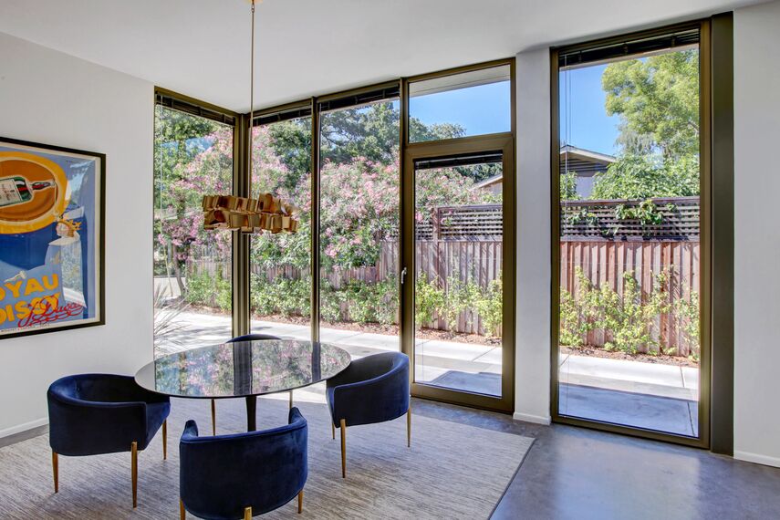 ConceptSystem 68 Pencereler, ConceptFolding 77 Sürme Sistemler ve ConceptSystem 68 Kapılar - Modern Prairie House konumlanmış Sonoma Wine Country, Amerika Birleşik Devletleri