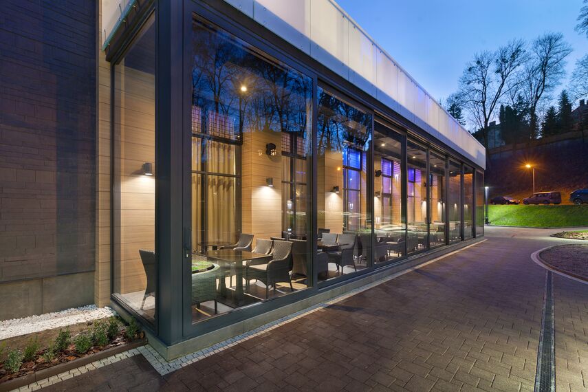 ConceptSystem 77 Windows and CW 50-HI Façades - Park Art of Rest located in Lviv, Ukraine