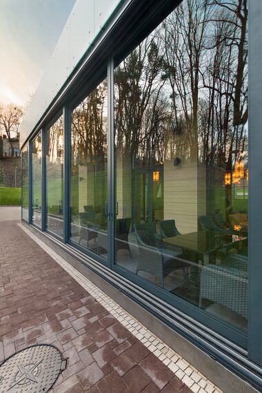 ConceptSystem 77 Windows and CW 50-HI Façades - Park Art of Rest located in Lviv, Ukraine