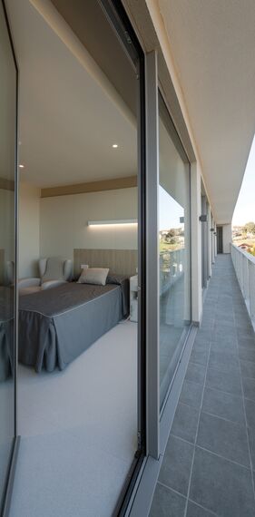 ConceptSystem 77 Doors and CW 50-SC Façades - Social housing Alday Residencia located inSpain