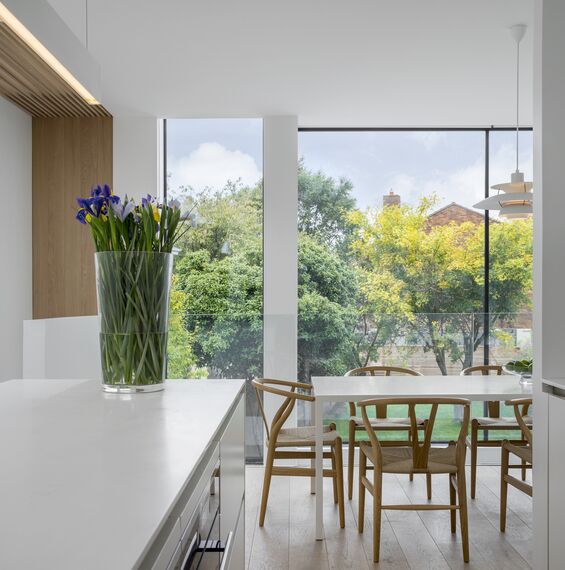 ConceptSystem 77 Doors, CW 50-SC Façades and ConceptPatio 130 Sliding & Folding - Newbridge Avenue located in Dublin, Ireland