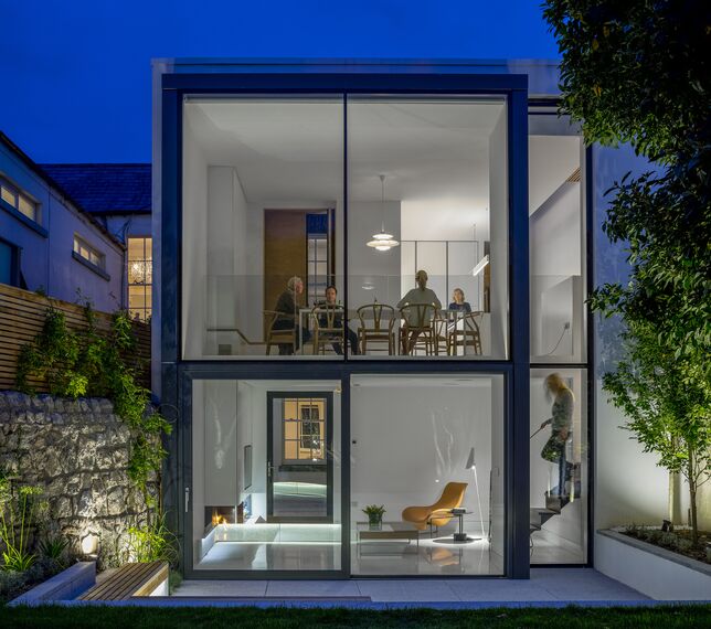 ConceptSystem 77 Doors, CW 50-SC Façades and ConceptPatio 130 Sliding & Folding - Newbridge Avenue located in Dublin, Ireland