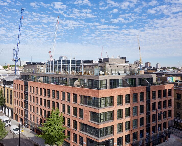 ConceptPatio 130 Sliding & Folding, SlimLine 38 Doors and ConceptWall 50 Façades - The Curtain Hotel located in London, United Kingdom