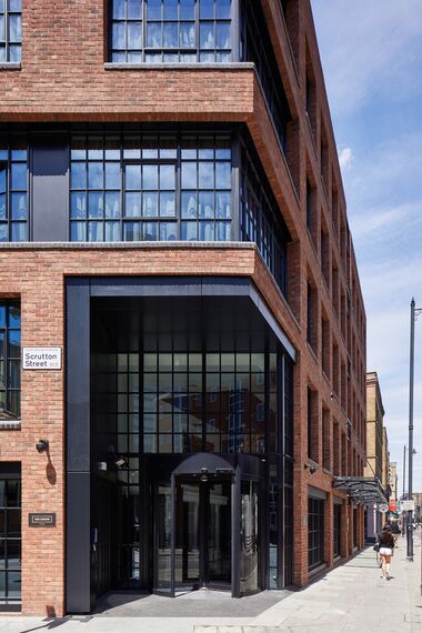ConceptPatio 130 Sliding & Folding, SlimLine 38 Doors and ConceptWall 50 Façades - The Curtain Hotel located in London, United Kingdom