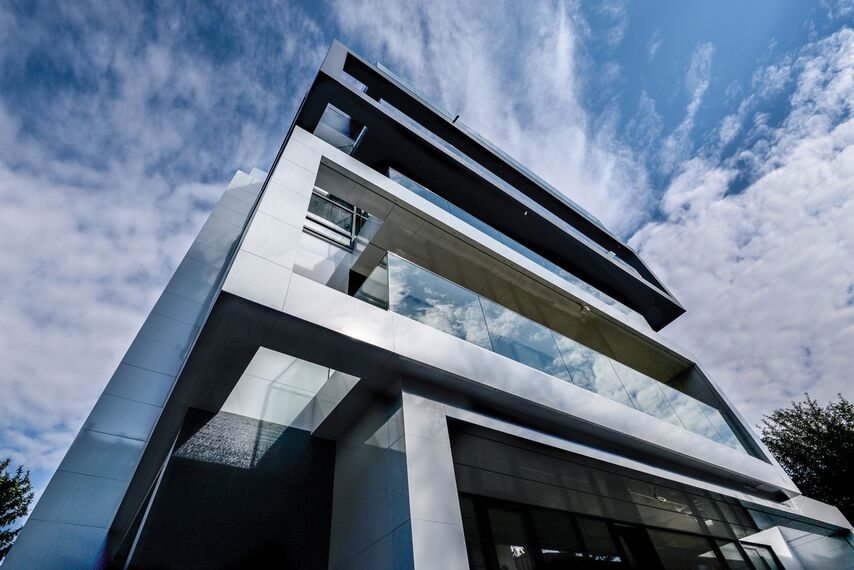 Purity Handles, ConceptSystem 77 Windows and CW 50-HI Façades - Apartmentcomplex Mountain View Residence located in Sofia, Bulgaria