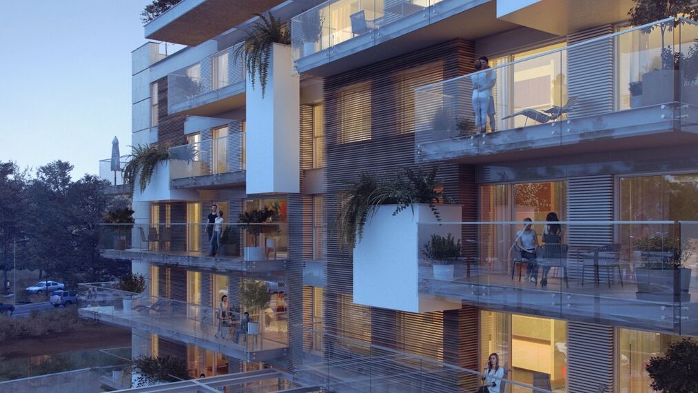 HiFinity Sliding & Folding and SlimLine 38 Ferro Windows - One Charles de Gaulle located in Bucharest, Romania