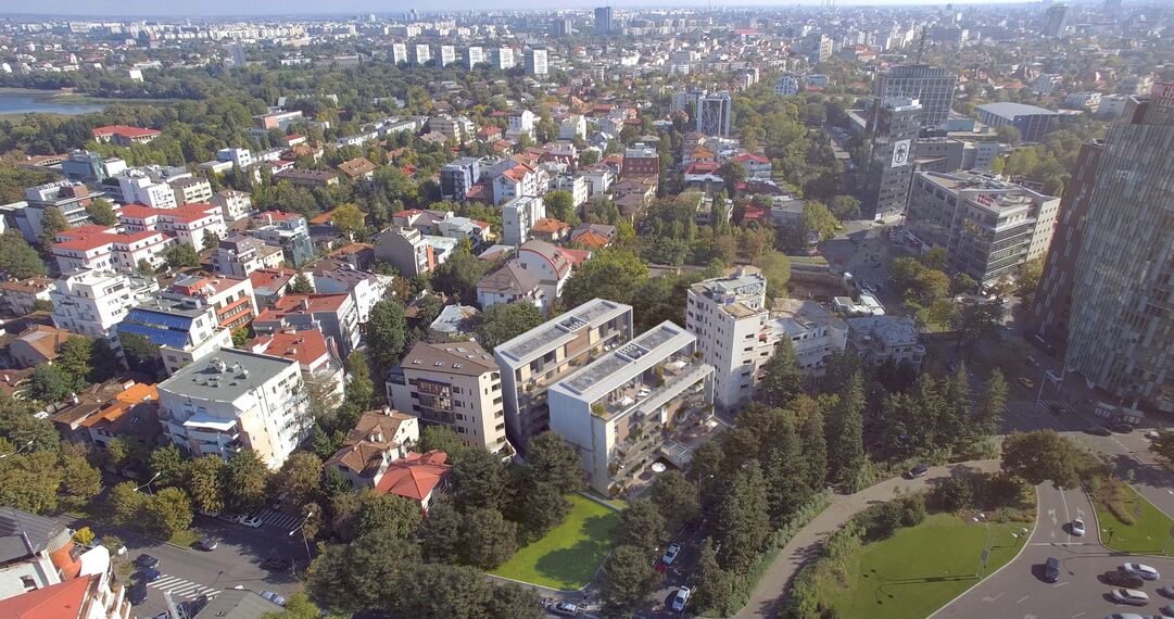 HiFinity Sliding & Folding and SlimLine 38 Ferro Windows - One Charles de Gaulle located in Bucharest, Romania