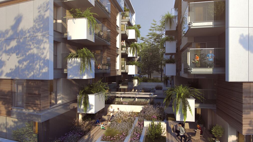 HiFinity Sliding & Folding and SlimLine 38 Ferro Windows - One Charles de Gaulle located in Bucharest, Romania
