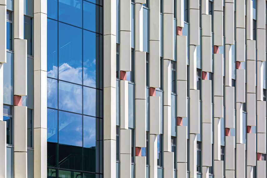 CW 50-FP Façades and ConceptWall 50 Façades - Life Sciences Centre of Vilnius University (JGMC) located in Vilnius, Lithuania