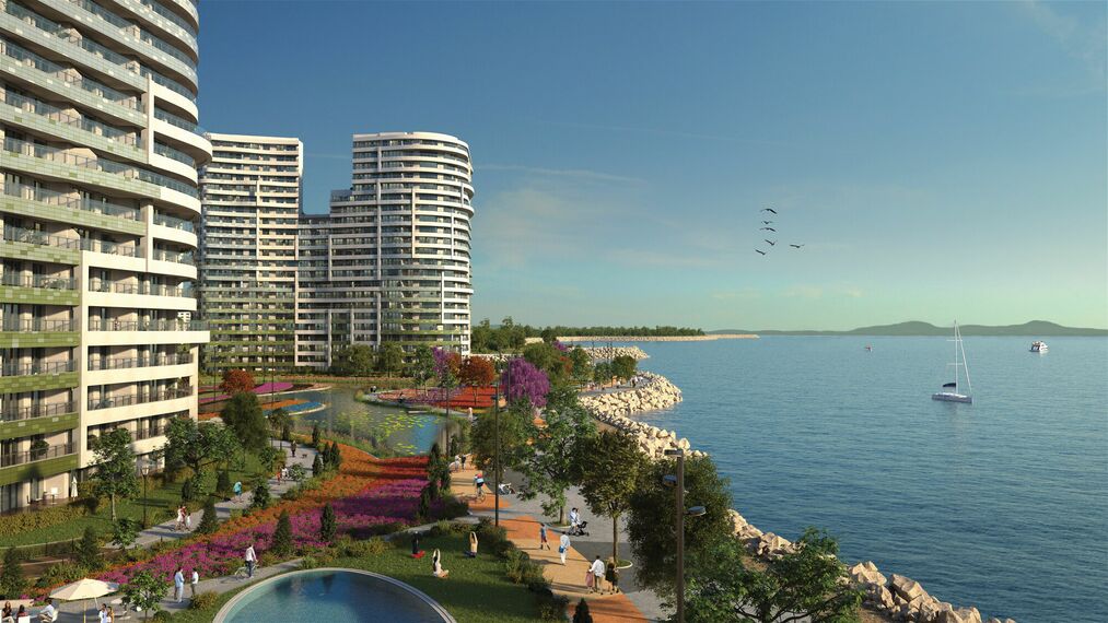 ConceptSystem 77 Pencereler ve ConceptWall 50 Giydirme Cepheler - Seapearl konumlanmış Istanbul, Türkiye