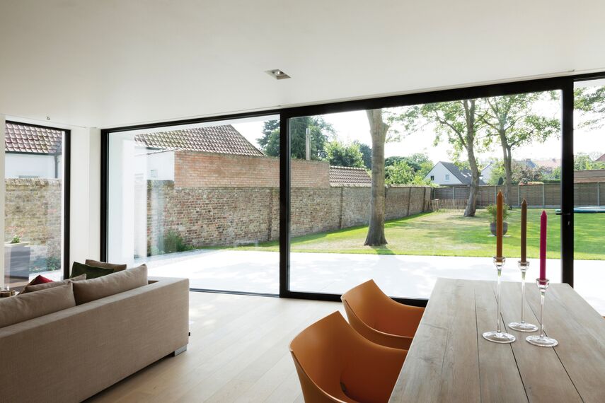 ConceptPatio 130 Sliding & Folding and ConceptSystem 77 Windows - House Private House Brugge 3 located in Brugge, Belgium