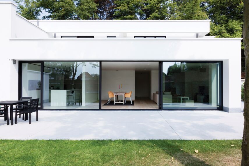 ConceptPatio 130 Sliding & Folding and ConceptSystem 77 Windows - House Private House Brugge 3 located in Brugge, Belgium