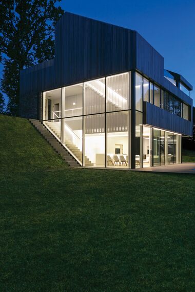HiFinity Sliding & Folding, CS 77 Standard Windows, CS 77 Windows, CW 50-SC Façades and CW 50-HI Façades - Private House Stavelot 1 located in Stavelot, Belgium