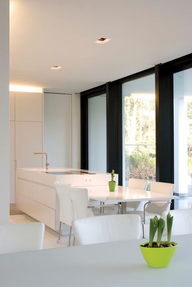 ConceptWall 50 Façades, CS 77 Standard Doors and CS 77 Doors - House Private House Herentals 2 located in Herentals, Belgium