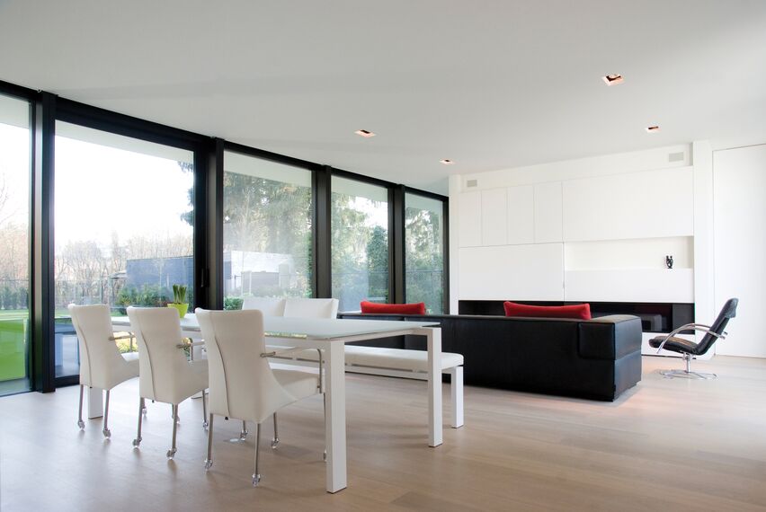 ConceptWall 50 Façades, CS 77 Standard Doors and CS 77 Doors - House Private House Herentals 2 located in Herentals, Belgium