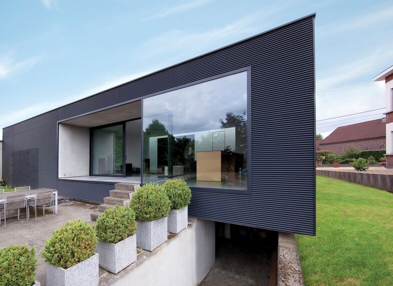ConceptWall 50 Façades and ES 50 Windows - House Private House Herent 2 located in Herent, Belgium