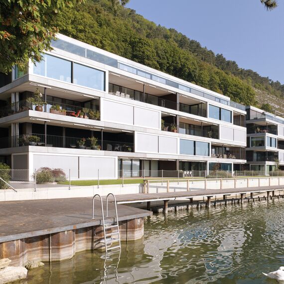CS 86-HI (c) Cancelled Systems and ConceptWall 50 Façades - Beaurivage Apartments located in Biel, Switzerland