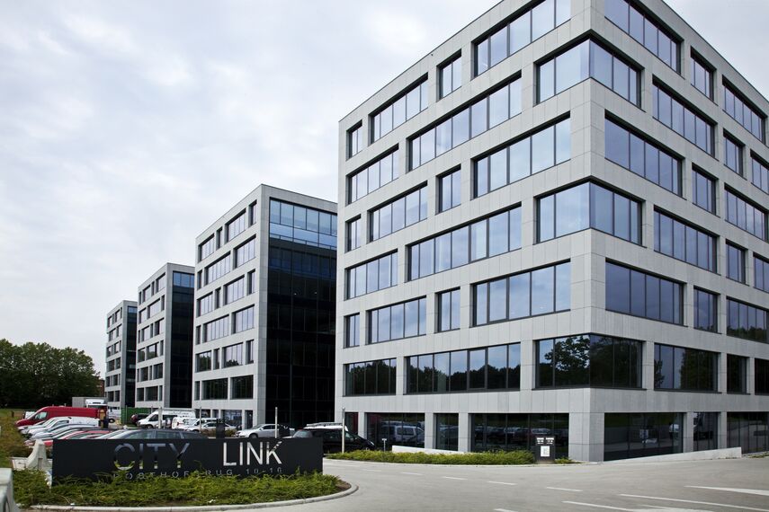 ConceptWall 50 Façades, ConceptSystem 68 Doors and ConceptSystem 68 Windows - City Link Kantoren Berchem located in Berchem, Belgium
