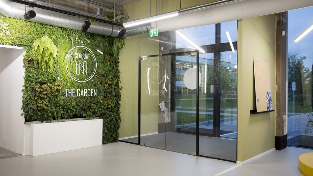 ConceptSystem 77 Doors, CW 50 Standard Façades, CW 50 Façades and CS 77 Hidden Vent Windows - Building N Hengelo located in Hengelo, The Netherlands
