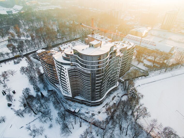 MasterLine 8-HI Doors and CW 50-HI Façades - Parus located in Ivano-Frankivsk, Ukraine