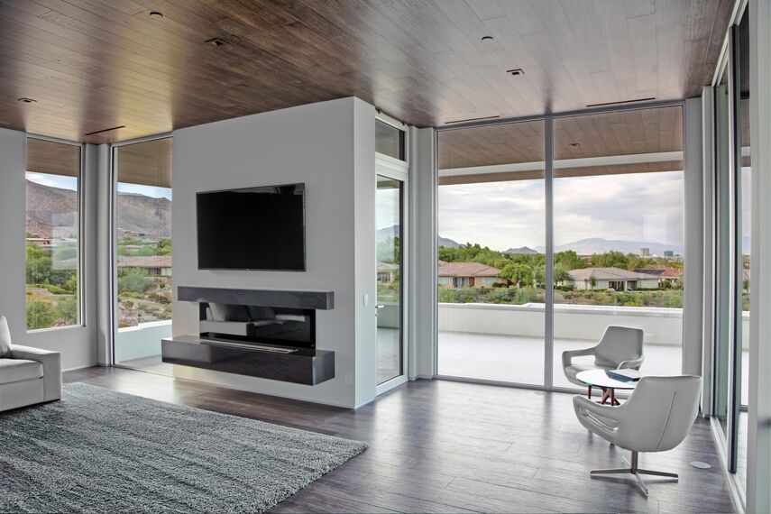 ConceptSystem 77 Doors and ConceptSystem 77 Windows - Painted Feather located in Las Vegas, United States of America