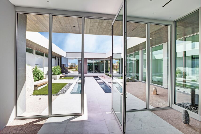 ConceptSystem 77 Doors and ConceptSystem 77 Windows - Painted Feather located in Las Vegas, United States of America