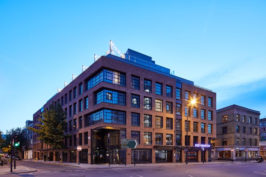 ConceptPatio 130 Sliding & Folding, SlimLine 38 Doors and ConceptWall 50 Façades - The Curtain Hotel located in London, United Kingdom