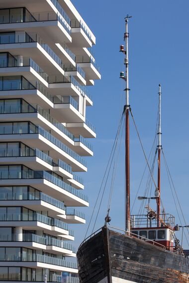 ConceptSystem 77 Windows and ConceptWall 50 Façades - Baelskaai 12 (Oosteroever) located in Oostende, Belgium
