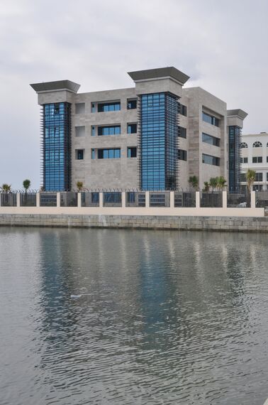 ConceptWall 50 Façades, ConceptSystem 77 Doors, ConceptSystem 77 Windows, CW 86 Standard Façades and CW 86-EF Façades - German Embassy located in Tunis, Tunisia