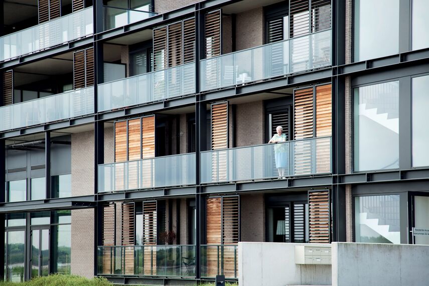 ConceptPatio 155 Sliding & Folding - Apartmentcomplex De Zaat Arcadia, project P6 & P7 located in Temse, Belgium