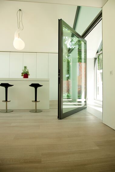 ConceptSystem 77 Pencereler, ConceptSystem 77 Kapılar, ConceptWall 50 Giydirme Cepheler, CS 86-HI (c) İptal Edilen Sistemler ve CP 50 Sürme Sistemler - Van Acker Sissau villa konumlanmış Loppem, Belçika