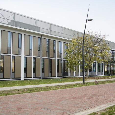 ConceptSystem 77 Doors, CW 50 Standard Façades, CW 50 Façades and CS 77 Hidden Vent Windows - Building N Hengelo located in Hengelo, The Netherlands