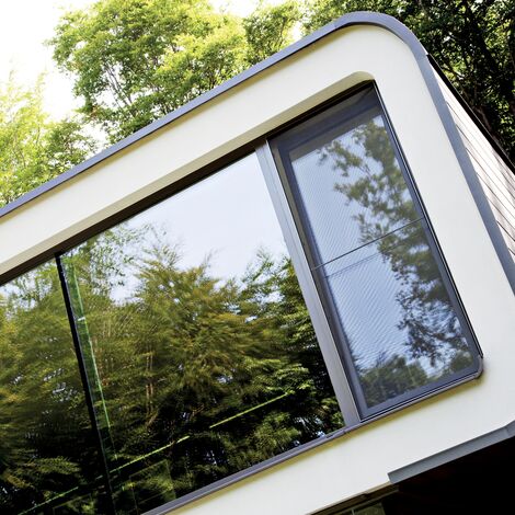 ConceptSystem 77 Pencereler, ConceptSystem 77 Kapılar, ConceptWall 50 Giydirme Cepheler, CS 86-HI (c) İptal Edilen Sistemler ve CP 50 Sürme Sistemler - Van Acker Sissau villa konumlanmış Loppem, Belçika