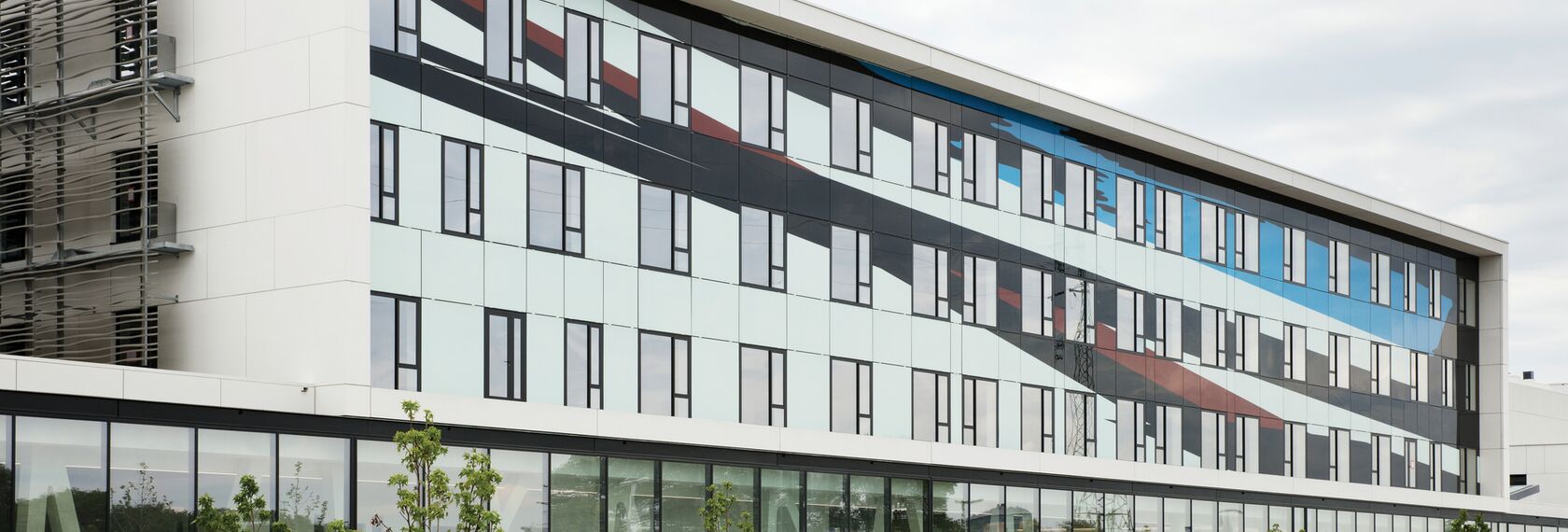 ConceptSystem 77 Windows, BriseSoleil 100 Solar Shading and CS 77 Fire Proof Windows - AZ Sint Maarten located in Mechelen, Belgium