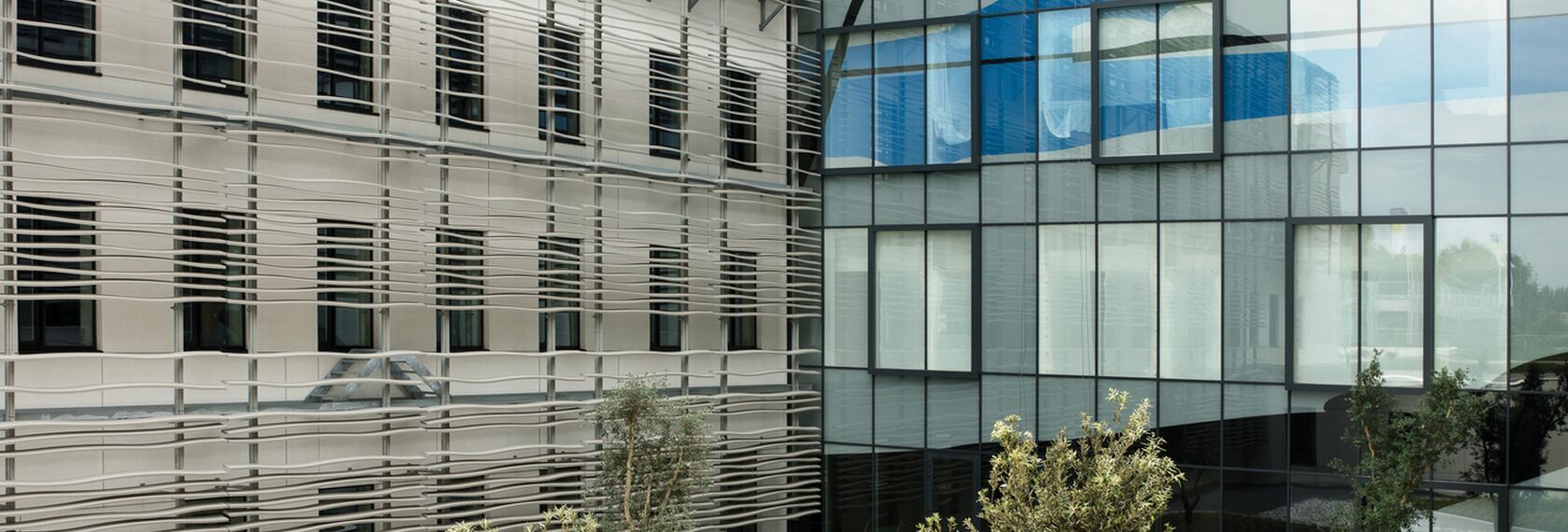 ConceptSystem 77 Windows, BriseSoleil 100 Solar Shading and CS 77 Fire Proof Windows - AZ Sint Maarten located in Mechelen, Belgium