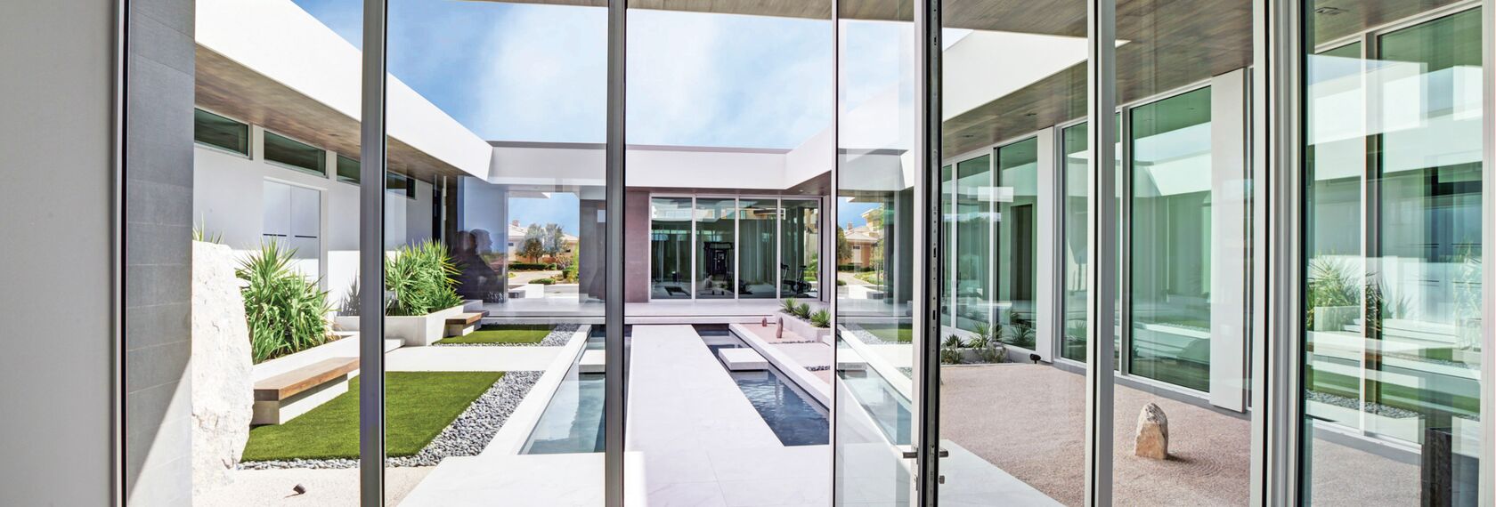 ConceptSystem 77 Doors and ConceptSystem 77 Windows - Painted Feather located in Las Vegas, United States of America