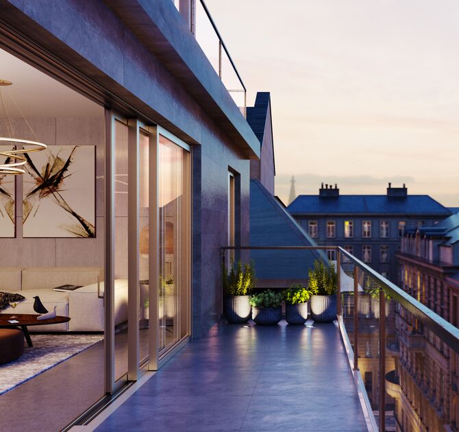 MasterPatio Monorail Outside Glazed