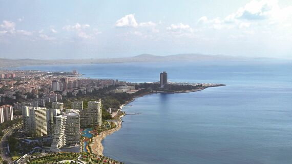 ConceptSystem 77 Pencereler ve ConceptWall 50 Giydirme Cepheler - Seapearl konumlanmış Istanbul, Türkiye