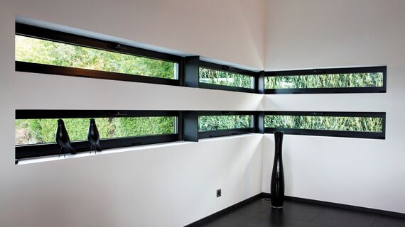 Mosquito Complementary Systems, ConceptSystem 68 Windows and CP 96 Sliding & Folding - Private House Ciney 1 located in Ciney, Belgium