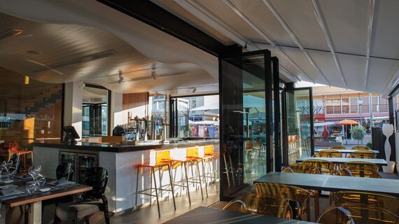 ConceptFolding 77 Sliding & Folding and ConceptSystem 77 Windows - Laos Club located inSpain
