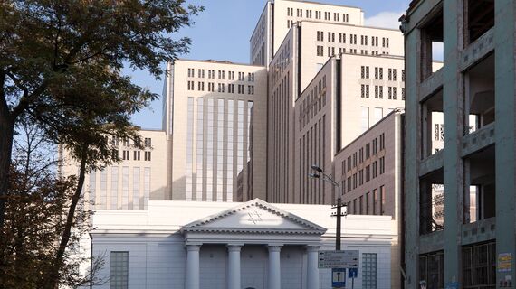ConceptWall 50 Façades - Menorah Jewish Multifunctional Centre located in Dnepropetrovsk, Ukraine