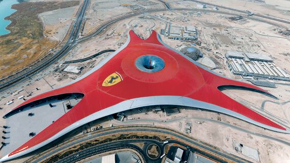 ConceptWall 86 Façades - Race track Ferrari World Abu Dhabi located in Abu Dhabi, United Arab Emirates